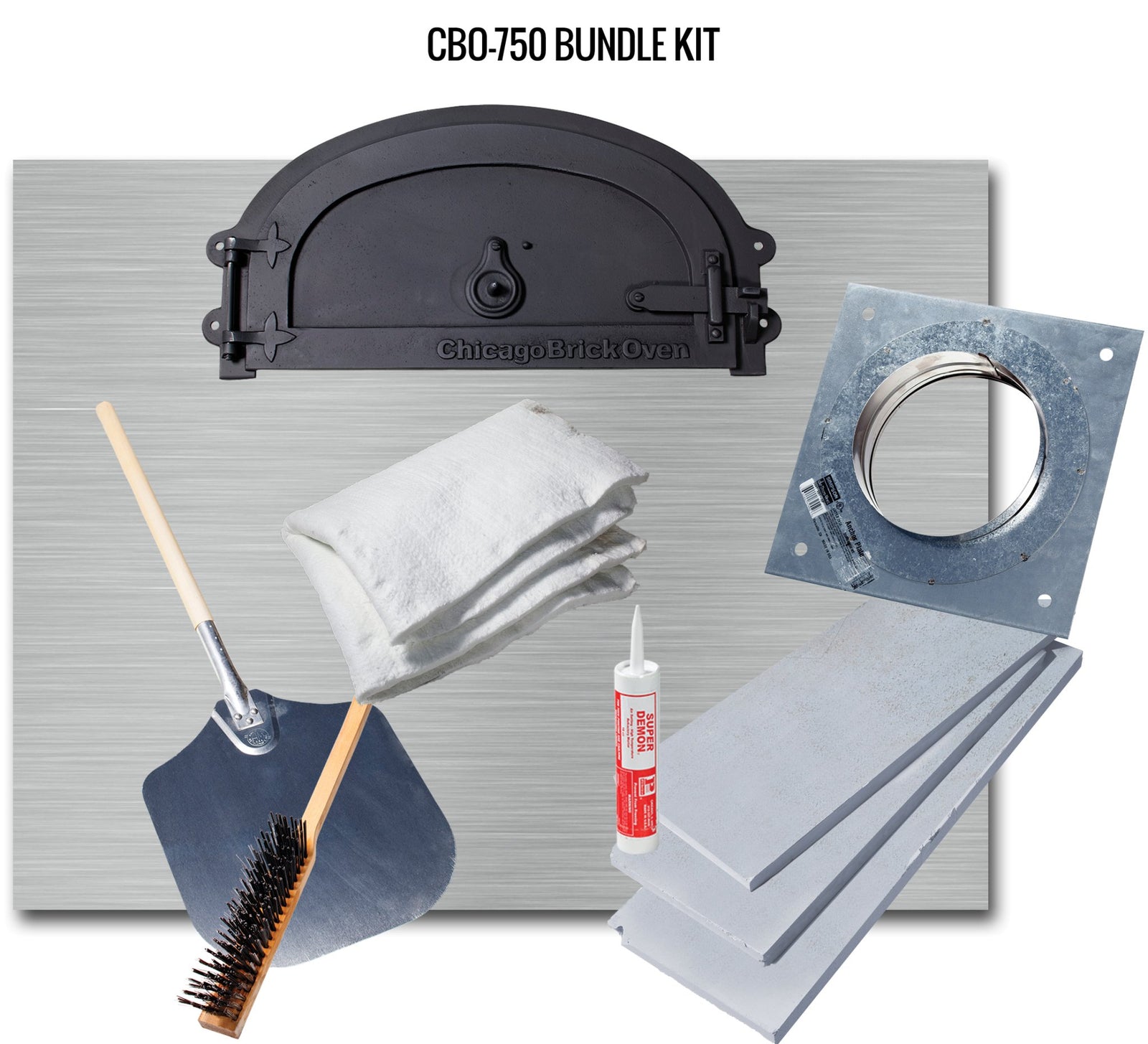 Chicago Brick OvenChicago Brick Oven 750 Hybrid Duel Fuel Gas or Wood Stand for Commercial Pizza Oven CBO-O-STD-750-HYB-NG-CV-C-3K- BetterPatio.com