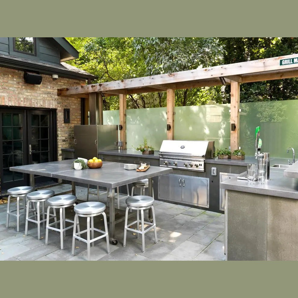 Summerset Alturi 36 ALT36T - Contemporary outdoor kitchen built-in grill installation