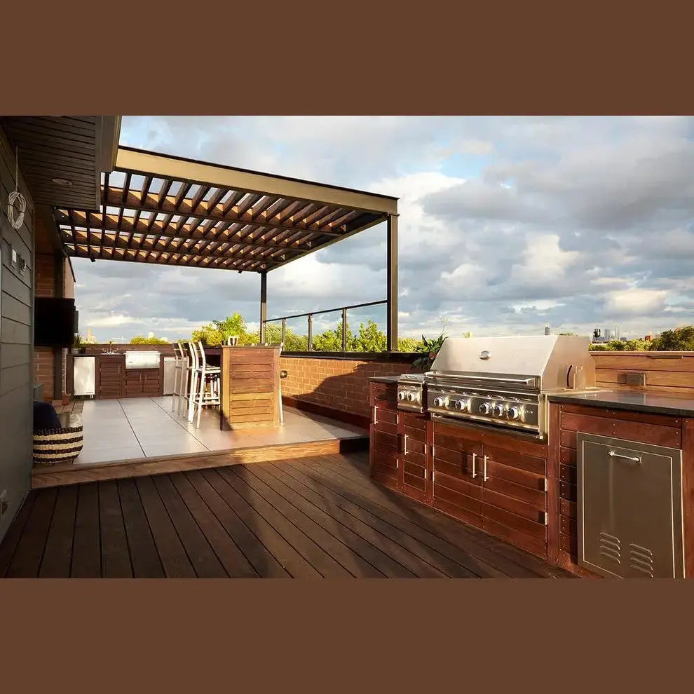 Summerset Alturi 30 ALT30T - Contemporary rooftop pergola oasis outdoor kitchen