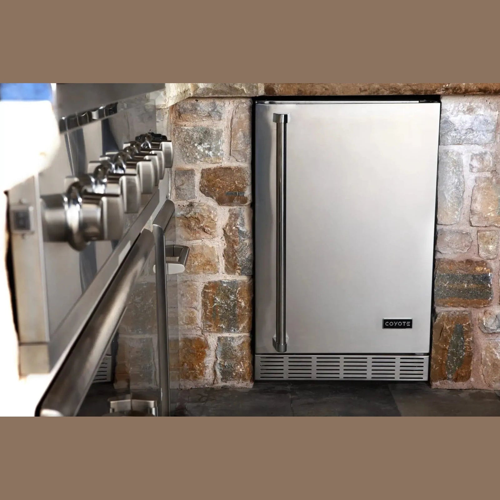 Coyote Outdoor LivingCoyote Outdoor 24 Inch Outdoor Refrigerator C1BIR24-R- BetterPatio.com