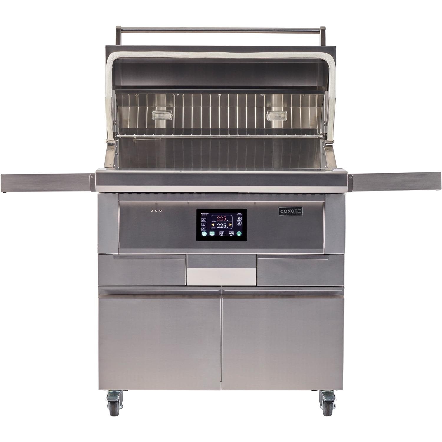 Coyote Outdoor LivingCoyote Outdoor 36 inch Freestanding Pellet Grill with Cart C1P36-FS- BetterPatio.com
