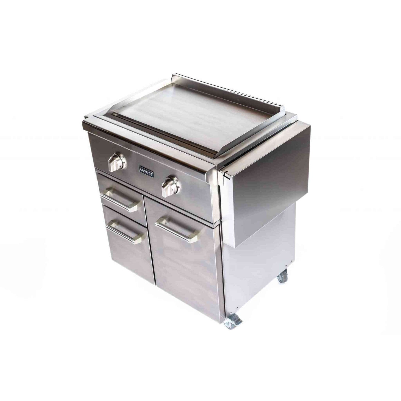 Coyote Outdoor LivingCoyote Outdoor Living 30 Inch Flat Top Grill C1FTG30-LP-CART- BetterPatio.com