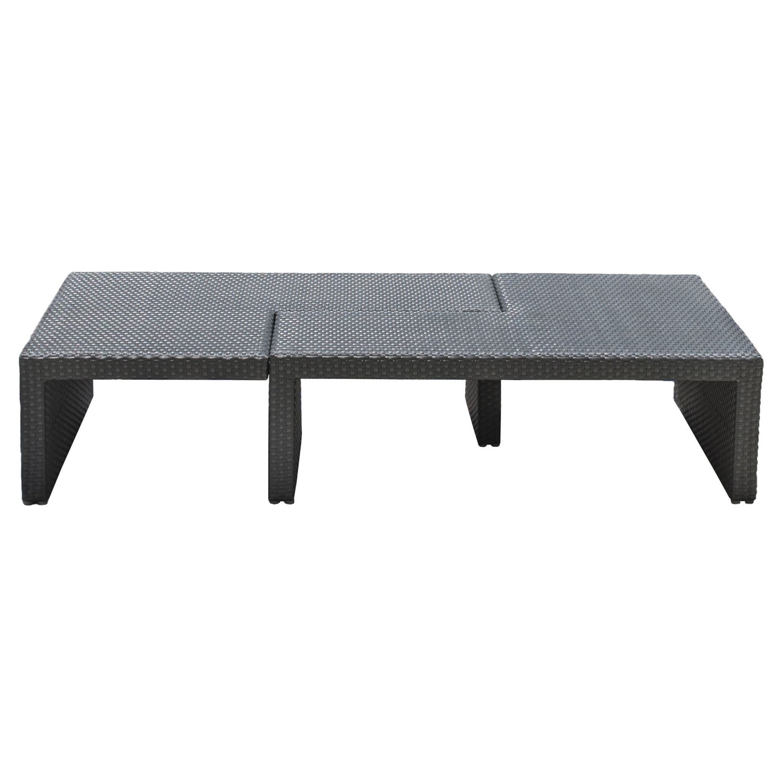 Panama Jack Onyx Puzzled Coffee Table PJO-1901-BLK-CT - BetterPatio.com