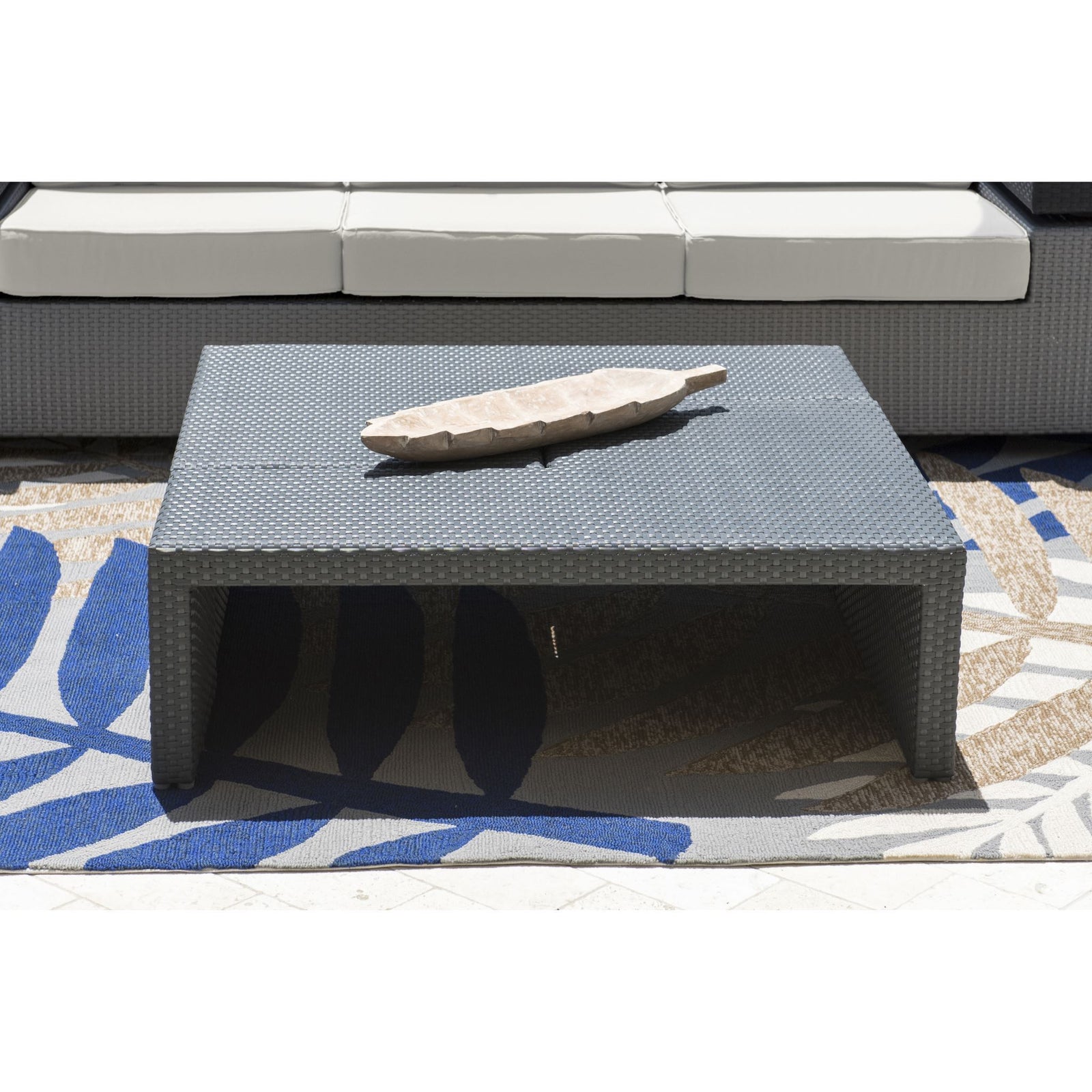 Panama Jack Onyx Puzzled Coffee Table PJO-1901-BLK-CT - BetterPatio.com