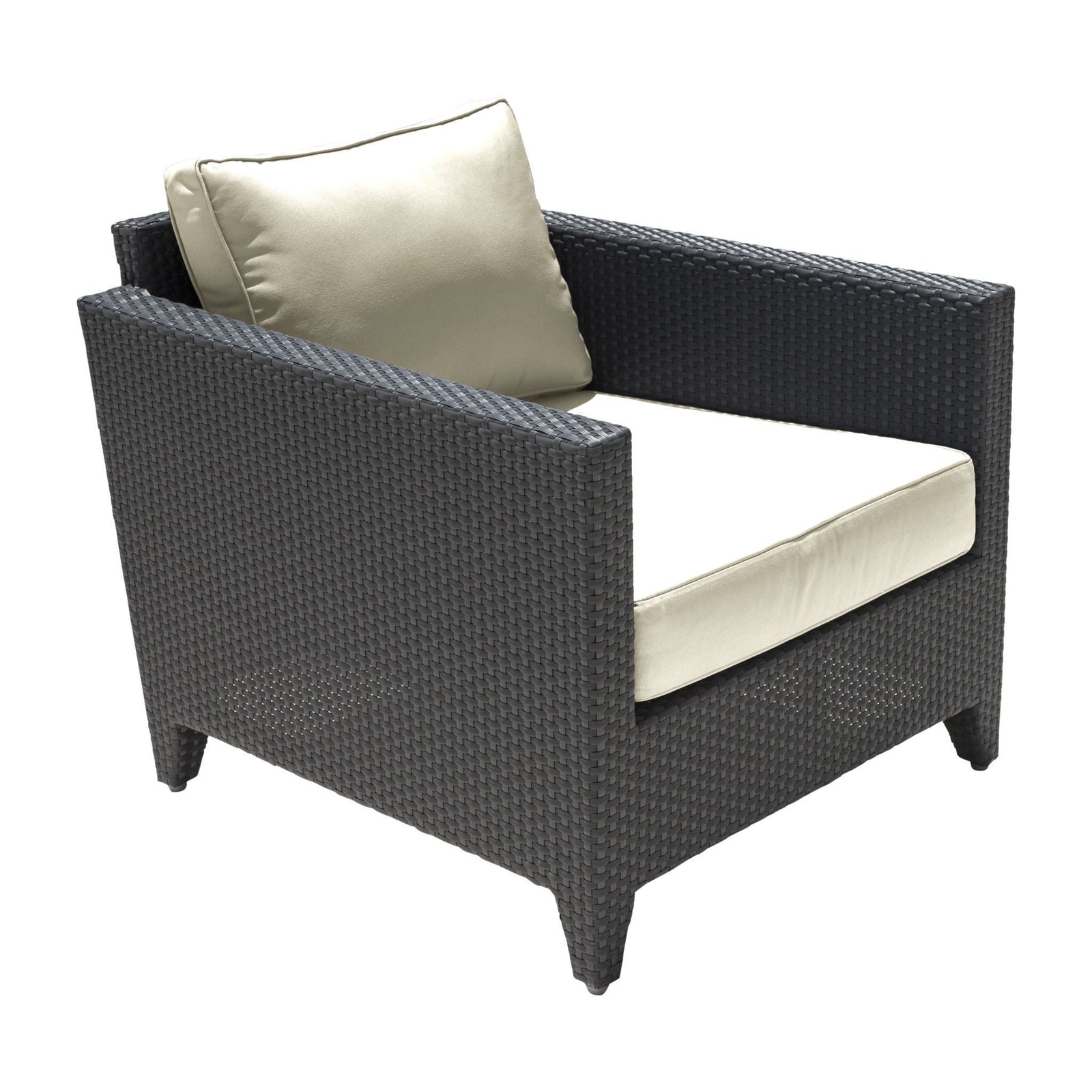 Panama Jack Onyx Lounge Chair w/cushion PJO-1901-BLK-LC - BetterPatio.com