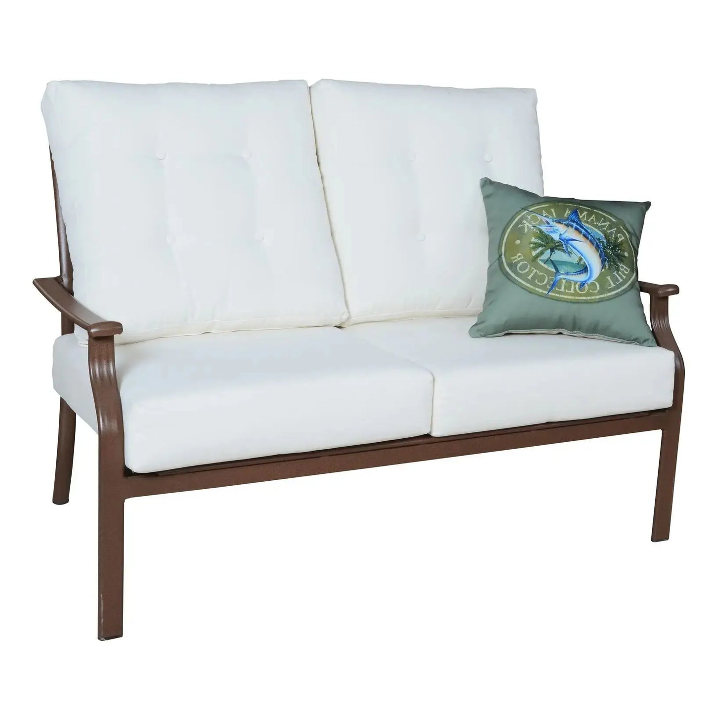 Panama Jack Island Breeze Loveseat Aluminum With Cushions PJO-1001-ESP-LV - BetterPatio.com