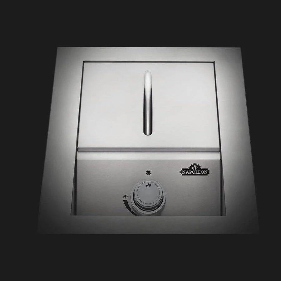 Napoleon BUILT-IN 500 SERIES SINGLE RANGE TOP BURNER with Stainless Steel Cover Napoleon