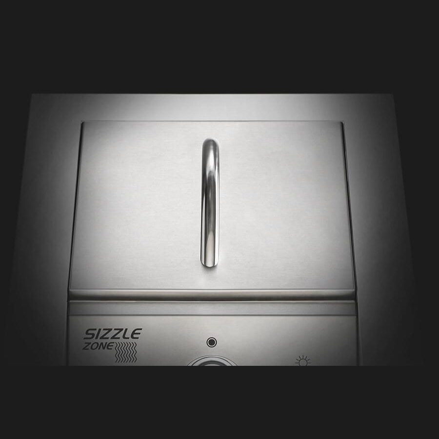 Napoleon Built-In 700 Series BIB10IR - single infrared stainless steel cover detail