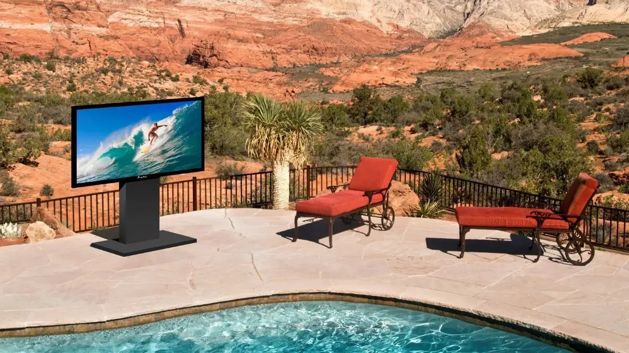 MirageVision TV Gold Series 43" - lifestyle outdoor TV installation photo 39