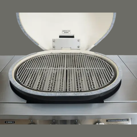 Primo Ceramic Grills X-Large Gas Grill Head PGGXLH - cooking grate detail slide 4