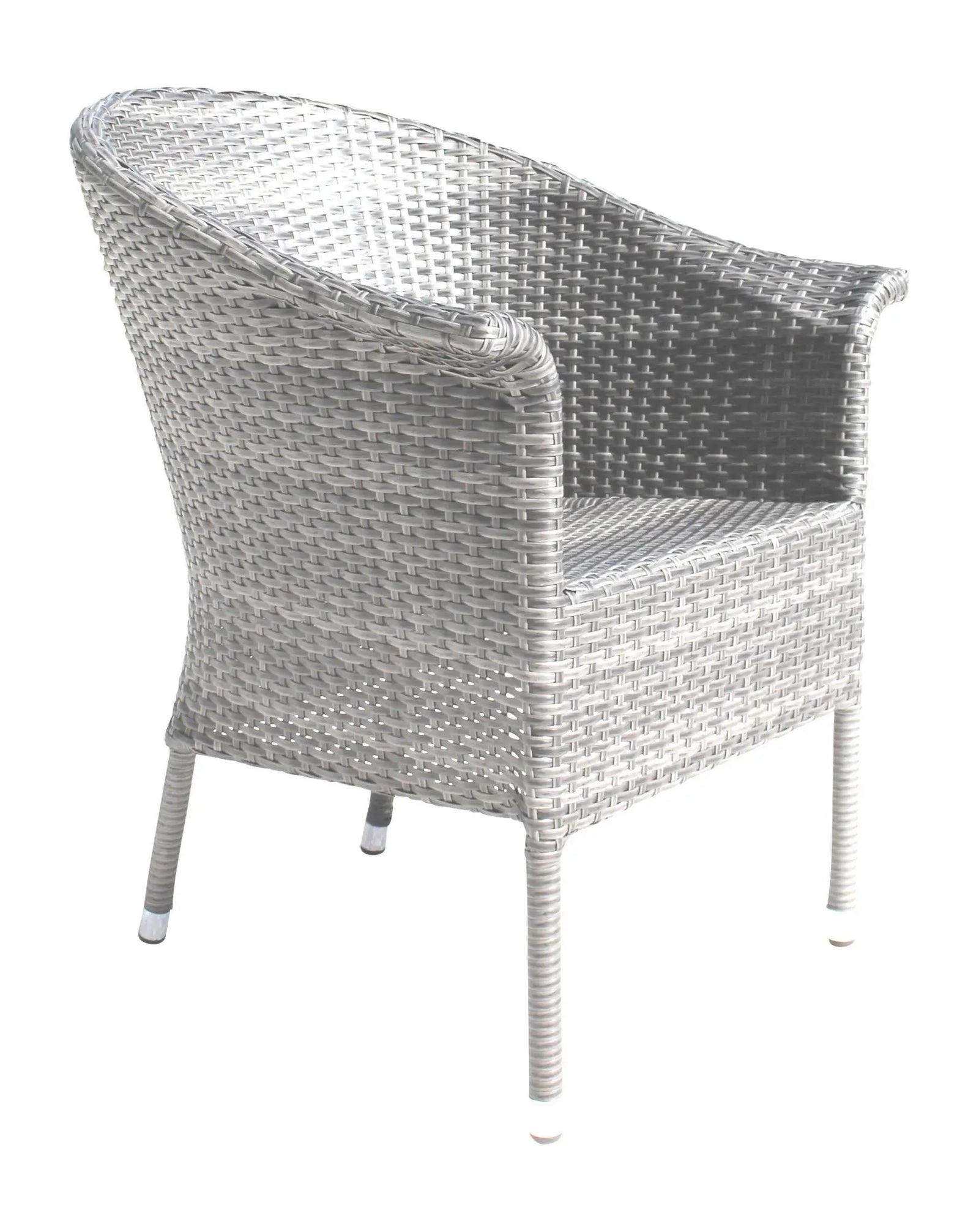Hospitality Rattan PatioAthens Woven Armchair 895-1130-WW- BetterPatio.com