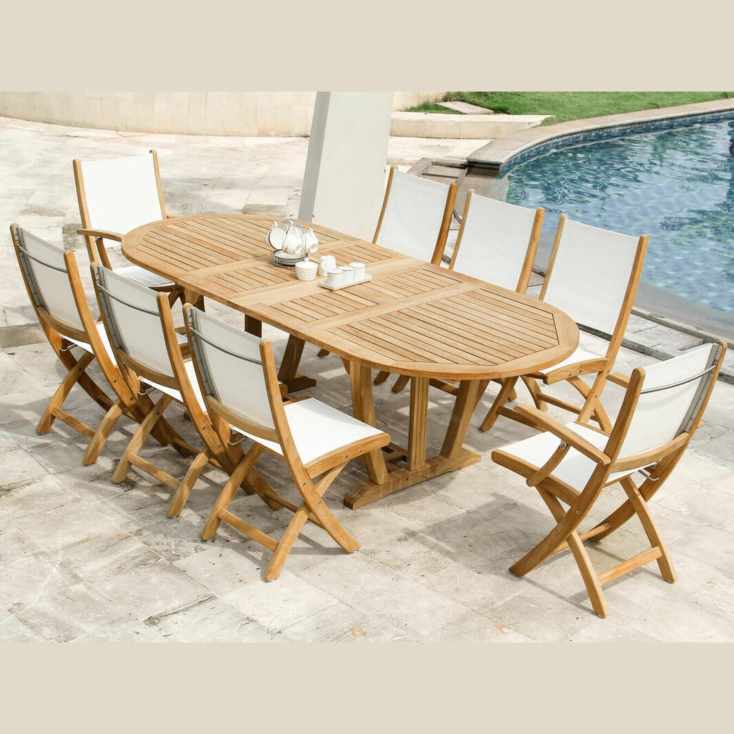 Douglas Nance Riviera Folding Dining Armchair DN6155 - BetterPatio.com