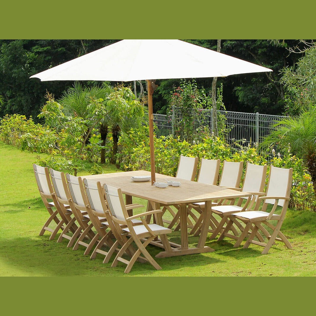 Douglas Nance Riviera Folding Dining Side Chair DN6156 - BetterPatio.com