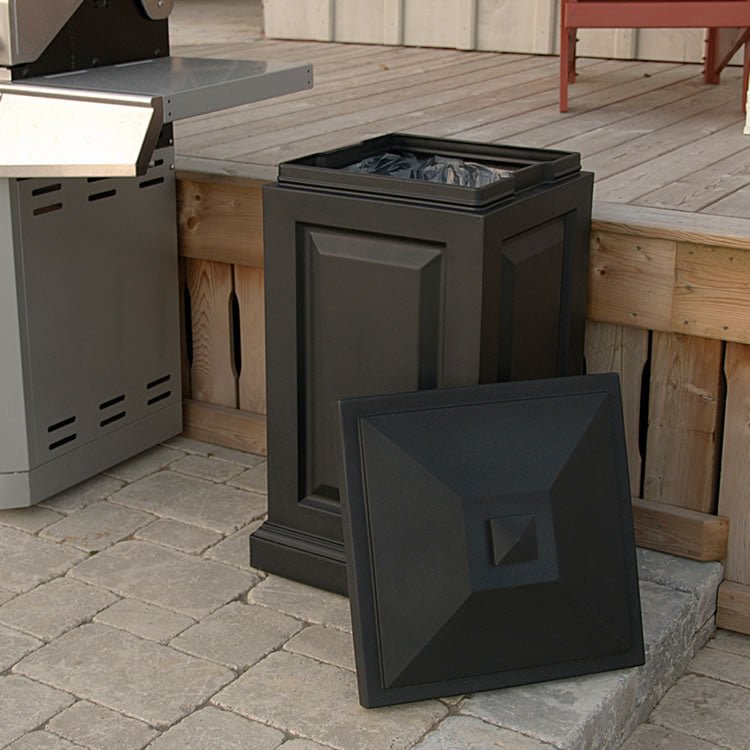 MayneMayne Berkshire Storage Bin 4835 4835-W- BetterPatio.com
