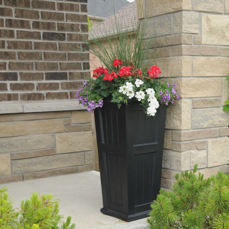 MayneMayne Cape Cod 32" Tall Patio Planter 4843 4843-B- BetterPatio.com