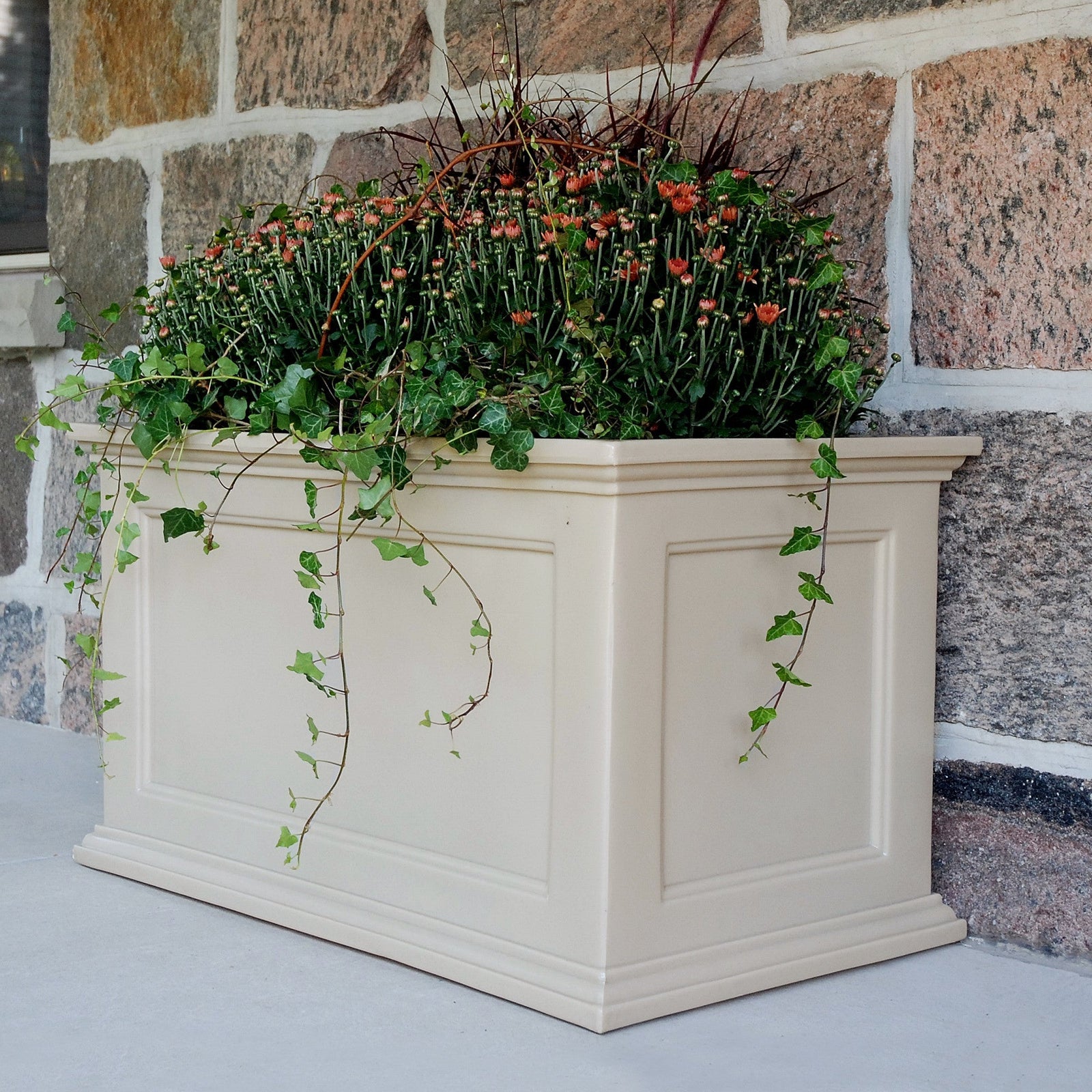 MayneMayne Fairfield 20x36 Rectangle Planter 5826 5826-B- BetterPatio.com