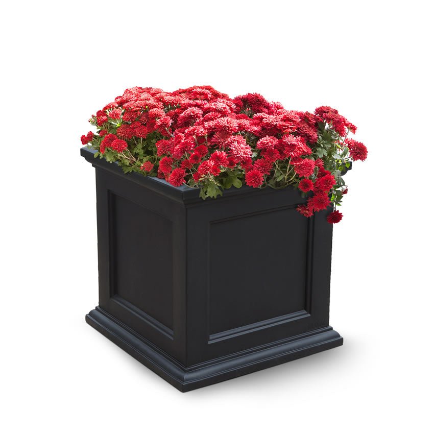 MayneMayne Fairfield 28in Square Planter 8800 8800-B- BetterPatio.com