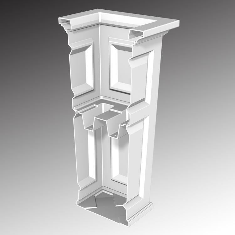 MayneMayne Nantucket 32" Tall Planter 4833 4833-W- BetterPatio.com