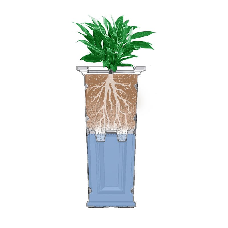 MayneMayne Nantucket 32" Tall Planter 4833 4833-W- BetterPatio.com
