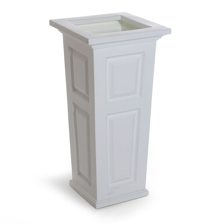 MayneMayne Nantucket 32" Tall Planter 4833 4833-W- BetterPatio.com