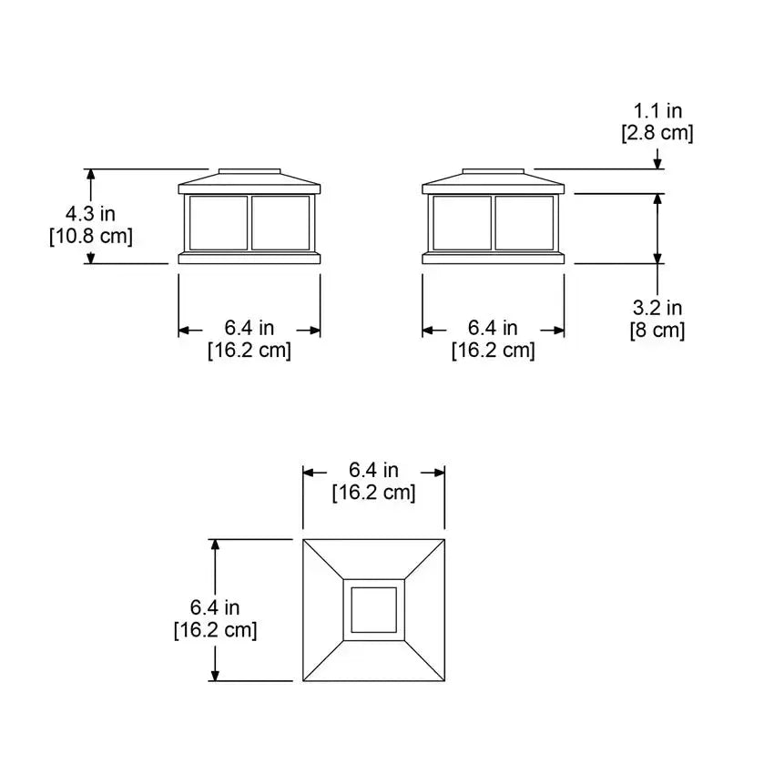 MayneMayne Solar Cap LZM-625 LZM-625-W- BetterPatio.com