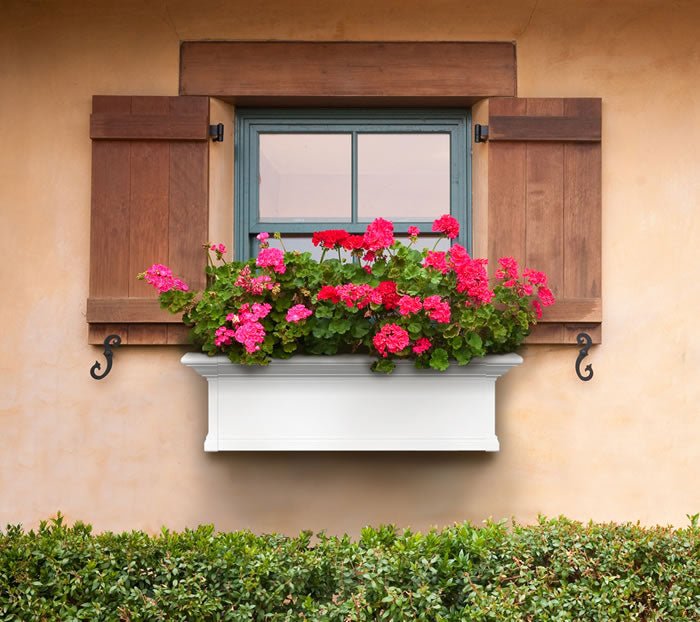 MayneMayne Yorkshire Window Box 3FT White 4823-W 4823-W- BetterPatio.com