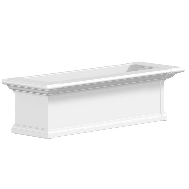 MayneMayne Yorkshire Window Box 3FT White 4823-W 4823-W- BetterPatio.com