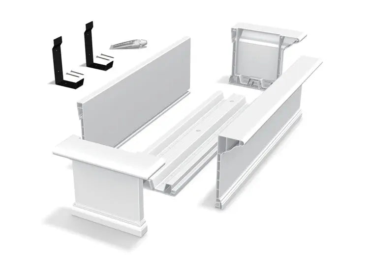 MayneMayne Yorkshire Window Box 6FT White 4826-W 4826-W- BetterPatio.com