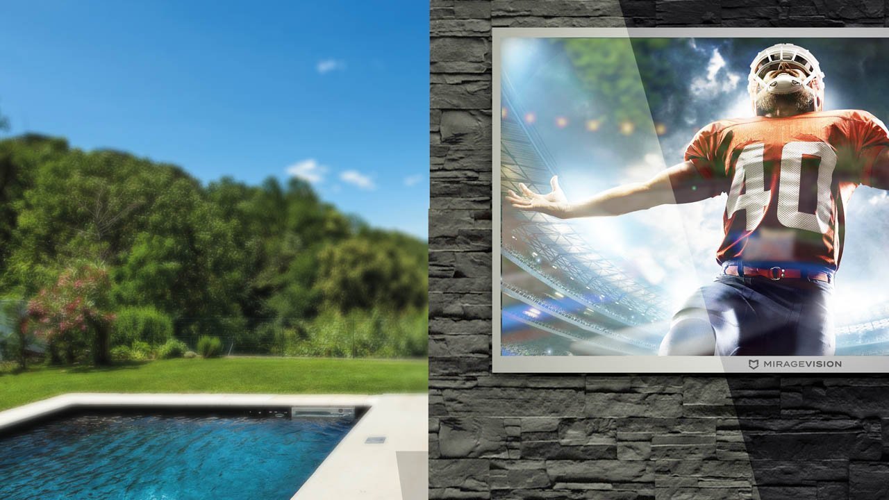 MirageVision TVMirageVision TV Hi-Bright 75" The Terrace Residential by Samsung 75HB-QN75R- BetterPatio.com