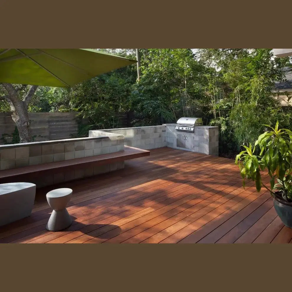 Summerset Alturi 36 ALT36T - Modern Brazilian ipe deck bamboo oasis outdoor kitchen