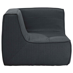 ModwayModway Align Upholstered Fabric Corner Sofa EEI-1356 EEI-1356-CHA- BetterPatio.com
