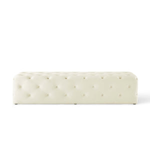 ModwayModway Amour 72" Tufted Button Entryway Performance Velvet Bench EEI-3772 EEI-3772-IVO- BetterPatio.com