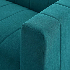 ModwayModway Bartlett Upholstered Fabric 5-Piece Sectional Sofa EEI-4520 EEI-4520-TEA- BetterPatio.com