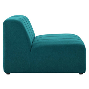 ModwayModway Bartlett Upholstered Fabric Armless Chair EEI-4398 EEI-4398-TEA- BetterPatio.com
