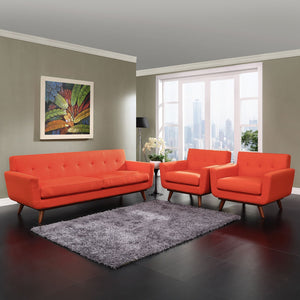 ModwayModway Engage Armchairs and Sofa Set of 3 EEI-1345 EEI-1345-ATO- BetterPatio.com