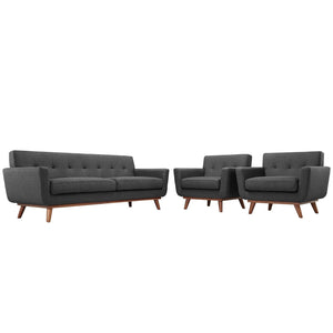 ModwayModway Engage Armchairs and Sofa Set of 3 EEI-1345 EEI-1345-DOR- BetterPatio.com