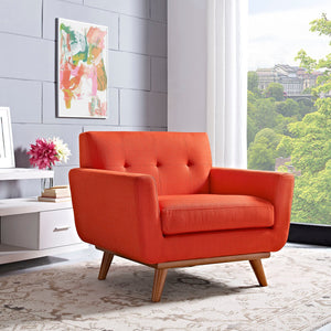 ModwayModway Engage Upholstered Fabric Armchair EEI-1178 EEI-1178-ATO- BetterPatio.com