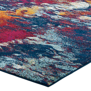 ModwayModway Entourage Foliage Contemporary Modern Abstract 8x10 Area Rug R-1172-810 R-1172A-810- BetterPatio.com