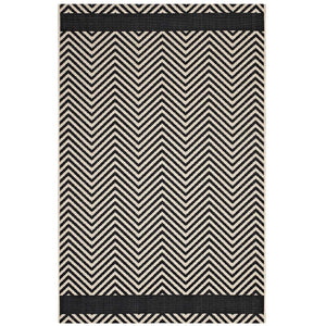 ModwayModway Optica Chevron With End Borders 8x10 Indoor and Outdoor Area Rug R-1141-810 R-1141C-810- BetterPatio.com