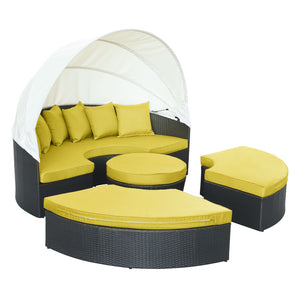 ModwayModway Quest Canopy Outdoor Patio Daybed EEI-983 EEI-983-EXP-PER-SET- BetterPatio.com