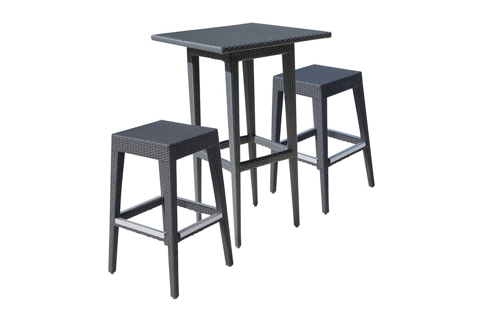 Panama Jack Onyx 3 PC Pub Set PJO-1901-BLK-3PP - BetterPatio.com