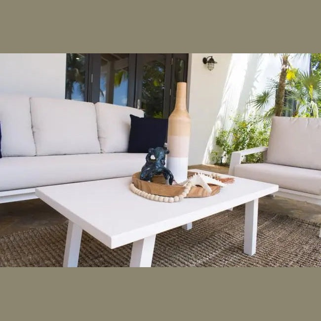 Panama Jack Mykonos Coffee Table PJO-2401-WHT-CT - BetterPatio.com