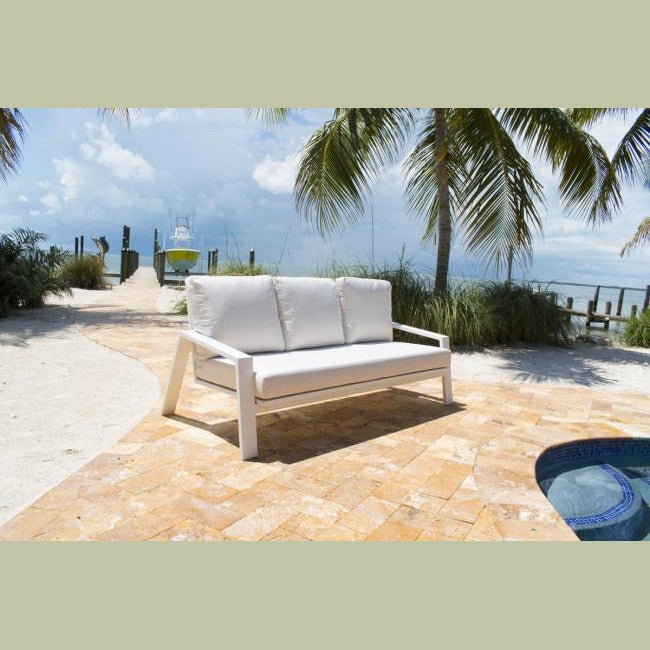 Panama Jack Mykonos Sofa PJO-2401-WHT-S - BetterPatio.com