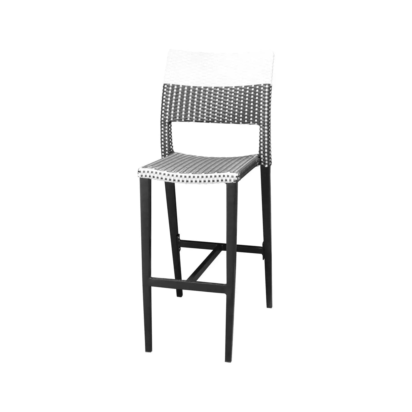 Source Chloe Bar Side Chair Black and White SC-2207-172-B&W-BLK - BetterPatio.com