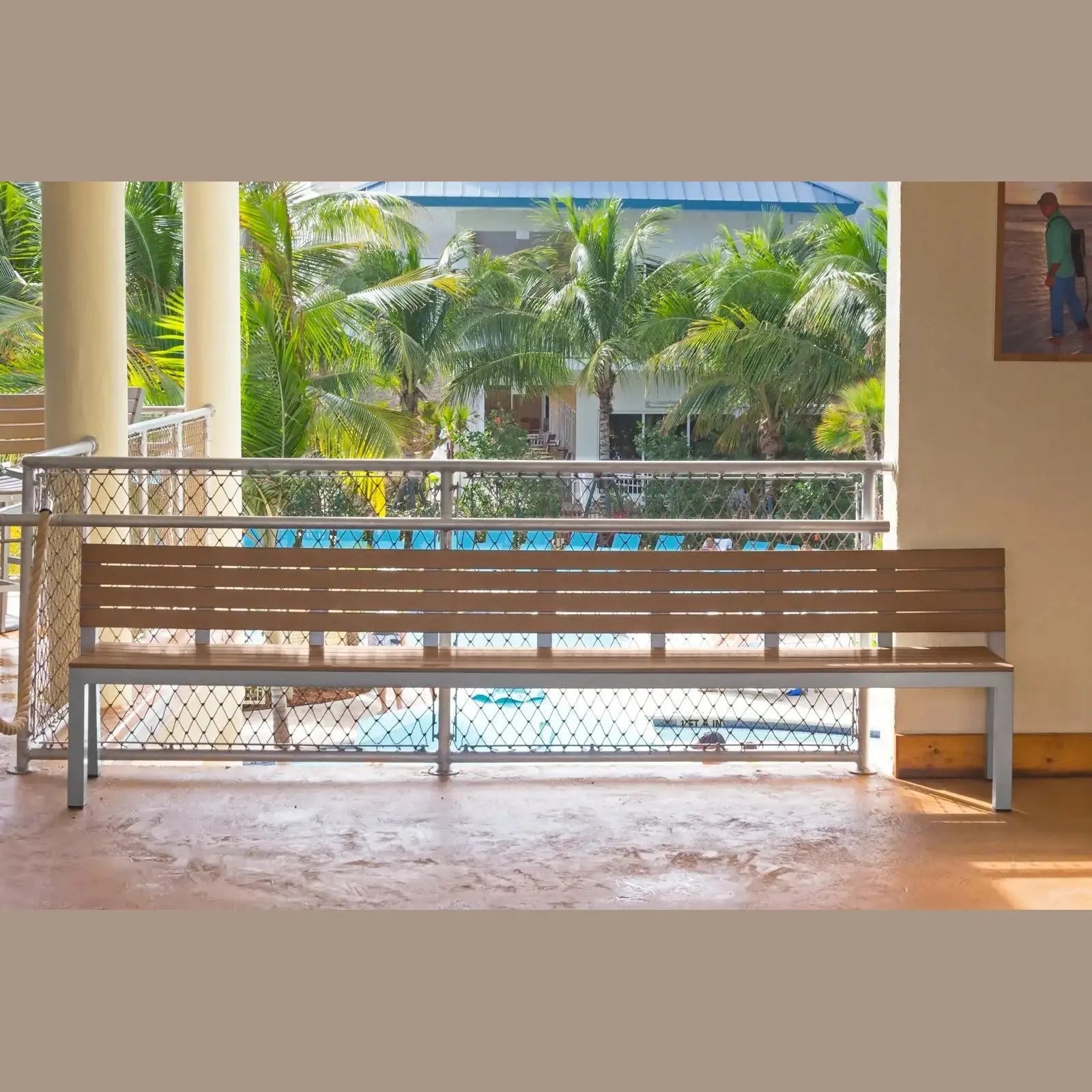 Source Vienna Bench 8' (Highback) SC-2404-187-F_SC-2404-187 - BetterPatio.com