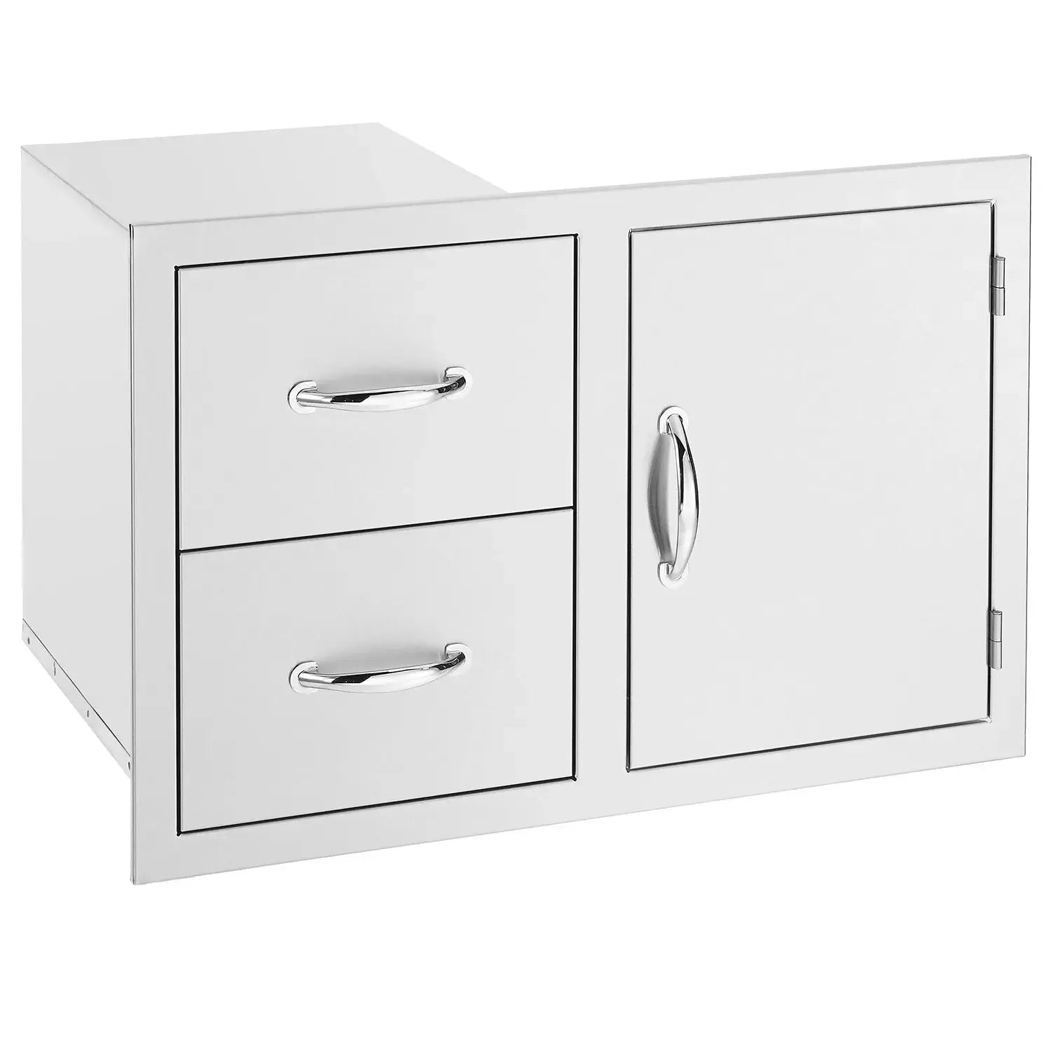 Summerset 15x15 inch Stainless Steel Drop In Sink and Hot and Cold Faucet SSNK-15D - BetterPatio.com