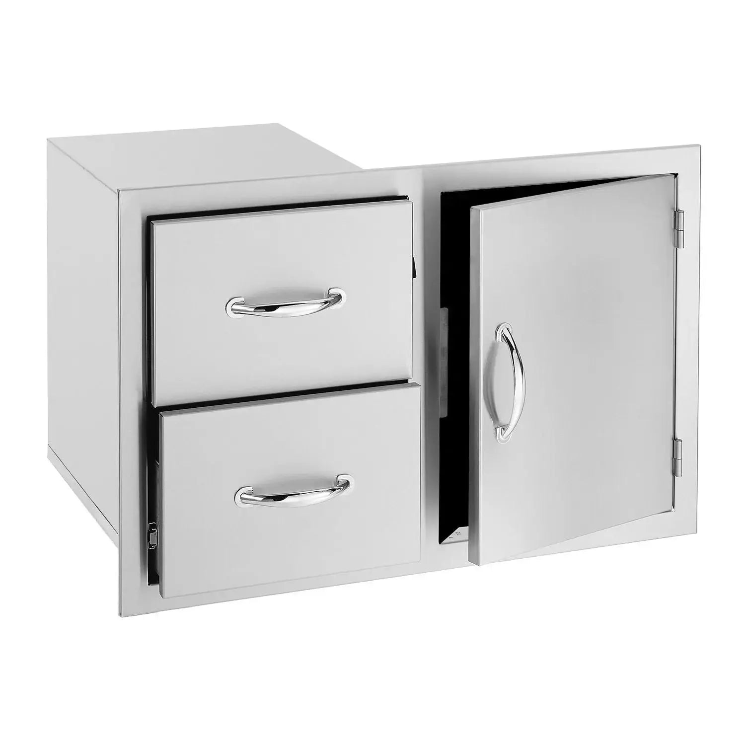 Summerset 15x15 inch Stainless Steel Drop In Sink and Hot and Cold Faucet SSNK-15D - BetterPatio.com