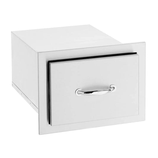 Summerset 15x15 inch Stainless Steel Drop In Sink and Hot and Cold Faucet SSNK-15D - BetterPatio.com