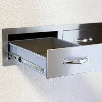 Summerset 15x15 inch Stainless Steel Drop In Sink and Hot and Cold Faucet SSNK-15D - BetterPatio.com