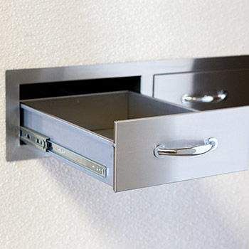 Summerset 15x15 inch Stainless Steel Drop In Sink and Hot and Cold Faucet SSNK-15D - BetterPatio.com